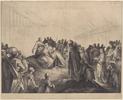 Anbetung durch die Könige von Jan Harmensz. Muller
