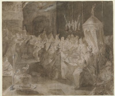 Das Gastmahl des Belsazar von Jan Harmensz. Muller