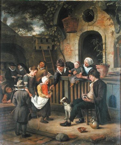 Der kleine Idiot von Jan Havicksz. Steen