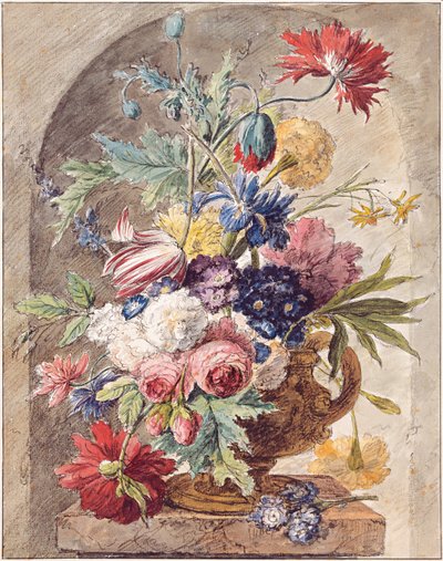 Blumenstillleben, ca. 1734 von Jan Huysum van