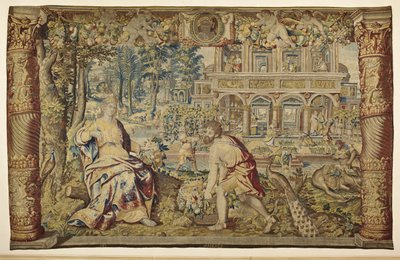 Vertumnus und Pomona, um 1630 von Jan II Raes