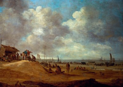 Ein Blick auf Scheveningen, 1649 von Jan Josephsz van Goyen