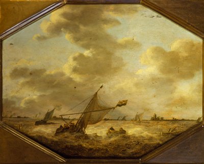 Meereslandschaft mit Fischern von Jan Josephsz van Goyen