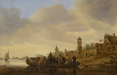 Die Fähre von Jan Josephsz van Goyen