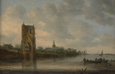 Das Pelkus-Tor bei Utrecht von Jan Josephsz van Goyen