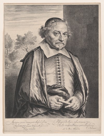 Joost van den Vondel, 17. Jahrhundert von Jan Lievens