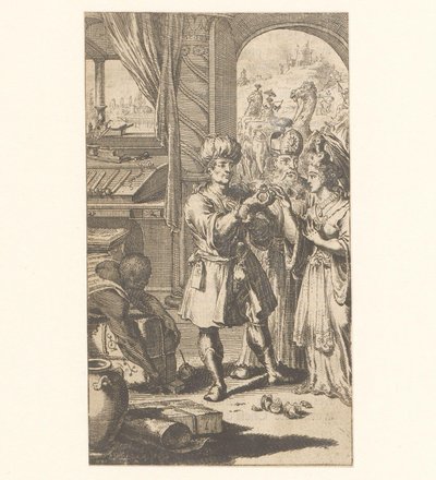 Hochzeit zwischen Mohammed und Chadidja von Jan Luyken (possibly)
