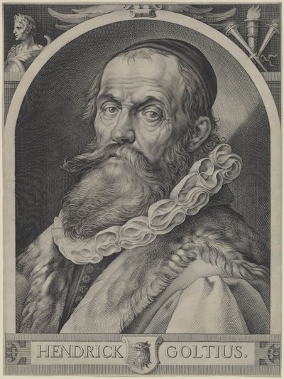 Porträt von Hendrick Goltzius von Jan Muller, Hendrick Goltzius