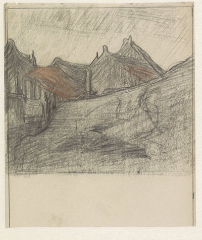 Gruppe von Häusern von Jan Veth