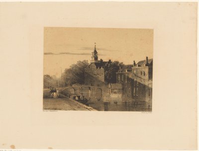 Stadtansicht mit Kanal von Jan Weissenbruch