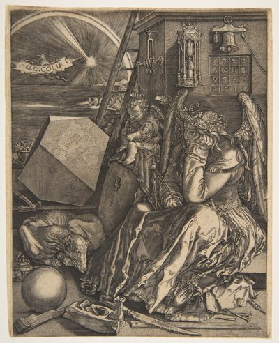 Melencolia I (Kopie, 1602) von Jan Wierix
