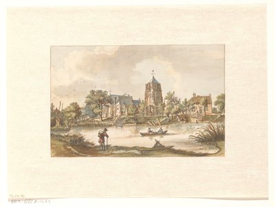 Ansicht von Acquoy an der Linge von Jan de Beijer