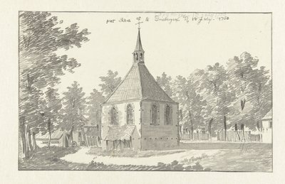 Ansicht der Kirche in Driebergen von Jan de Beijer