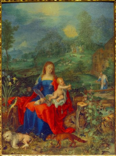Maria mit den vielen Tieren von Jan the Elder Brueghel