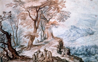 Durchgang durch die Landschaft, ca. 1588-1625 von Jan the Elder Brueghel