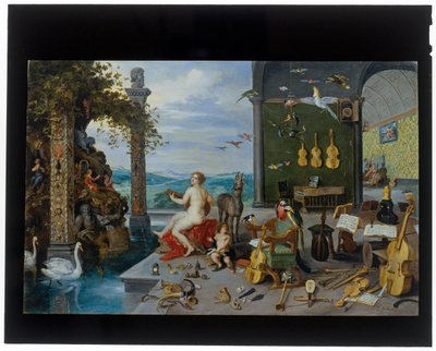 Der Hörsinn von Jan the Younger Brueghel