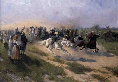 Rennen, ca. 1900 von Jan van Chelminski