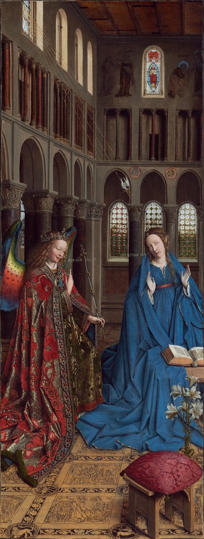 Die Verkündigung, ca. 1434-1436 von Jan van Eyck