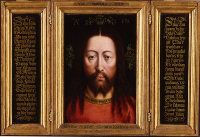 Triptychon: Christus als Salvator Mundi von Jan van Eyck