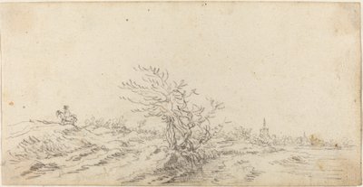 Reiter in den Dünen von Jan van Goyen