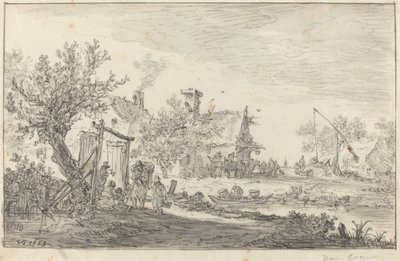 Gasthaus am Wegesrand von Jan van Goyen