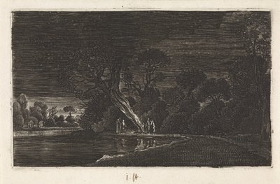 Landschaft bei Mondlicht von Jan van de Velde (II)