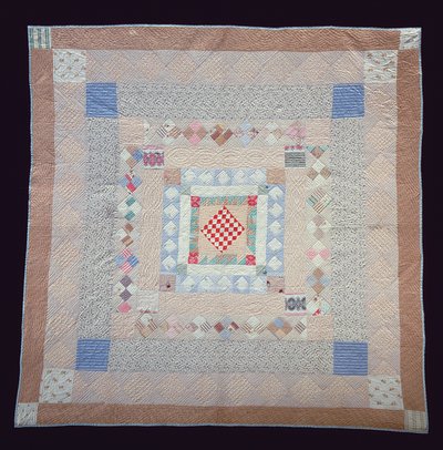 Patchwork-Quilt, ca. 1860 von Jane Pizar