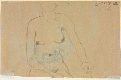 Torso einer nackten Frau von Jane Poupelet