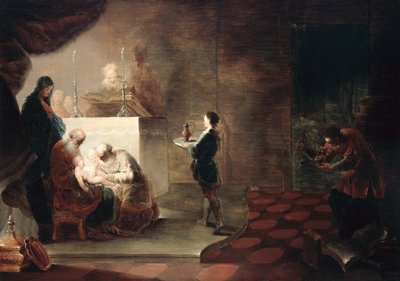 Die Beschneidung Christi, nach 1751 von Januarius Zick