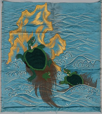 Bestickte Fukusa von Japan, late 19th early 20th century