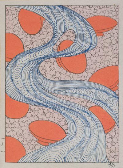 Stoffdesign, Ende des 19. Jahrhunderts von Japanese School