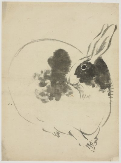 Geflecktes Kaninchen von Japanese School