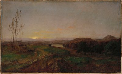 Früher Abendlandschaft von Jasper Francis Cropsey