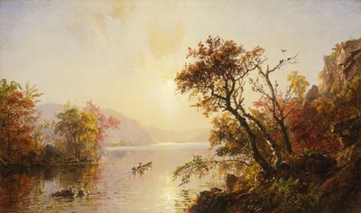 Rudern aus einer Bucht, 1878 von Jasper Francis Cropsey