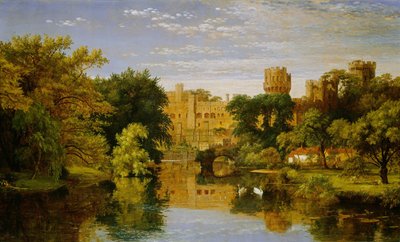 Warwick Castle, England, 1857 von Jasper Francis Cropsey