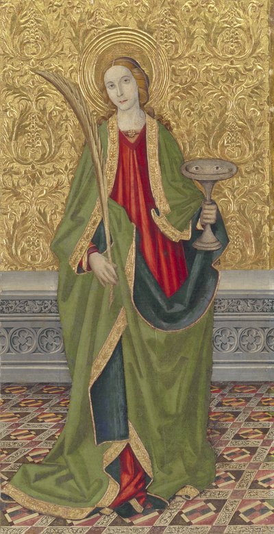 Die heilige Lucia, ca. 1500 von Jaume the younger Vergós