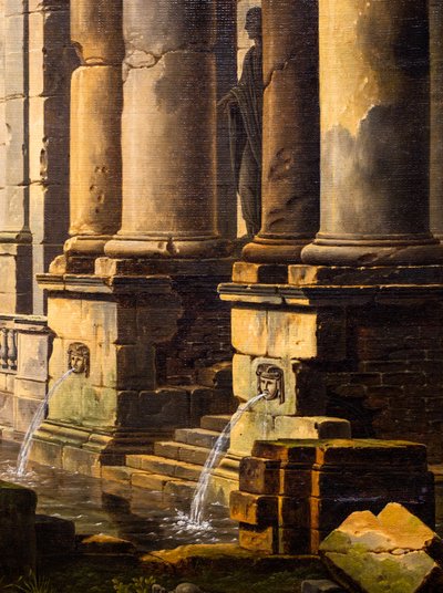 Ruinen eines antiken Bades von Jean Baptiste Berlot