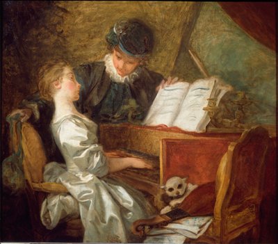 Die Musikstunde von Jean Honore Fragonard