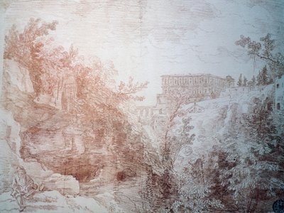 Blick auf die Villa d