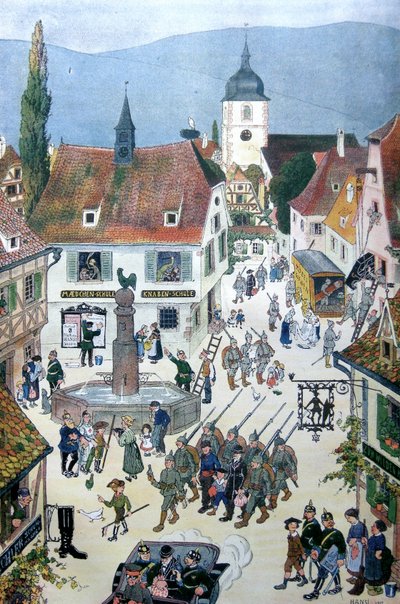 Deutsche besetzen Elsass von Jean Jacques Waltz