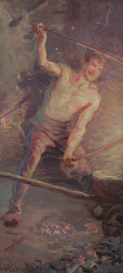 Das Feuer, 1889 von Jean Andre Rixens