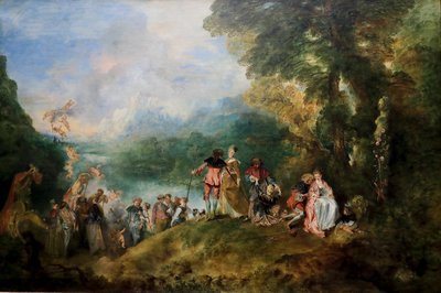 Pilgerfahrt zur Insel Kythera von Jean Antoine Watteau