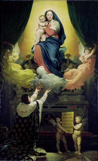 Das Gelübde von Ludwig XIII von Jean Auguste Dominique Ingres