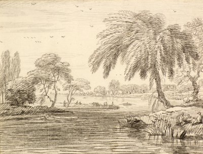 Landschaft von Jean Baptiste Claude Chatelain