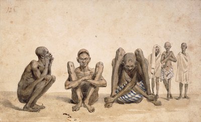 Sklaven von Rio Janeiro, ca. 1825-6 von Jean Baptiste Debret