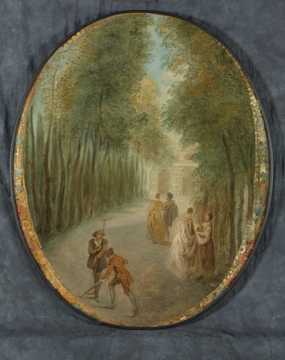 Frühling, ca. 1720-36 von Jean Baptiste Joseph Pater