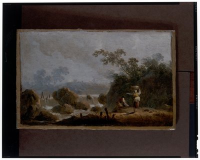Ein Paar Landschaften von Jean Baptiste Pillement