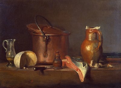 Stillleben mit Lachs, ca. 1730 von Jean Baptiste Simeon Chardin