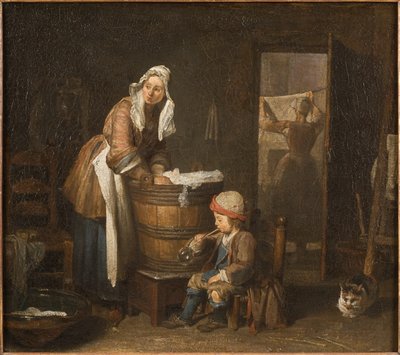 Die Wäscherin von Jean Baptiste Simeon Chardin