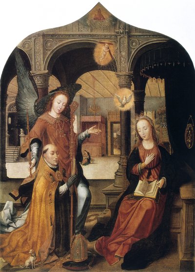 Verkündigung, 1516-1517 von Jean the Elder Bellegambe